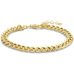 gourmette 5,4 mm 3 micron zilver verguld (geel) 2103143