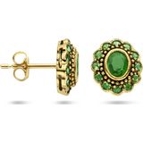 Oorknoppen Smaragd