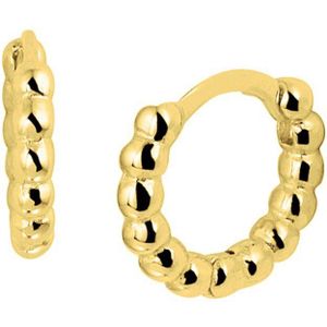 Zilver Verguld - Klapoorringen - Geel - 1 Micron - 2103236