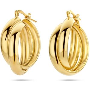 zilver verguld (geel) oorringen 1 micron 2103291