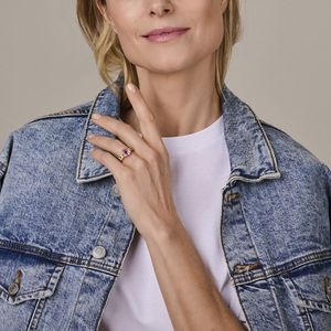 14K geelgoud ring amethist 4029216 17.25