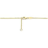 Collier - Parelmoer - 14k Geelgouden Collier - 36 + 2 Cm - Met Hart