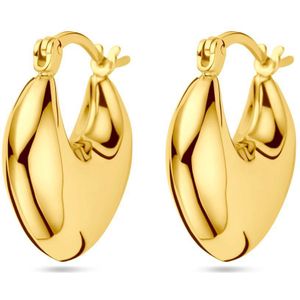 Zilver Verguld - Oorringen - Geel - 1 Micron - 20x18mm