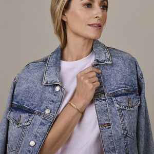 14K geelgoud armband gourmette 5,5 mm 19 cm 4029863