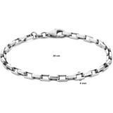 Zilver Geoxideerd Armband Oxi 4,0 mm 1101818