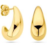 Creolen - Zilver Verguld - 1 Micron - 20x9 mm