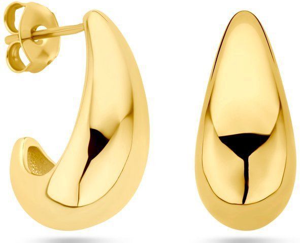 Creolen - Zilver Verguld - 1 Micron - 20x9 mm