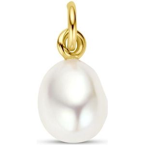zilver verguld (geel) hanger parel 18,5 mm 3 micron 2103759