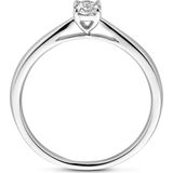 Ring - Lab Grown Diamant - 0.25ct - H Si - 14k Witgouden Ring