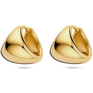 Zilver Verguld - Klapoorringen - Geel - 11 mm - 1 Micron