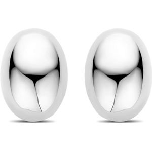 Zilver Gerhodineerde oorknoppen 19 mm 1340052