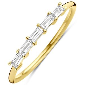 14K geelgoud ring zirkonia 4034192 17.50