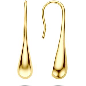 zilver verguld (geel) oorhangers franse haak 38 mm 1 micron 2104071