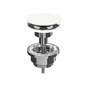 Ink Afsluitbare Klikplug Polystone - Mat Wit - 8718835033972 - Wastafels - Afvoerpluggen