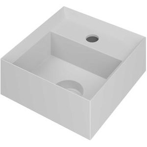 INK Vice Fontein - 27x27x9cm - 1 kraangat - polystone wit mat 3404221