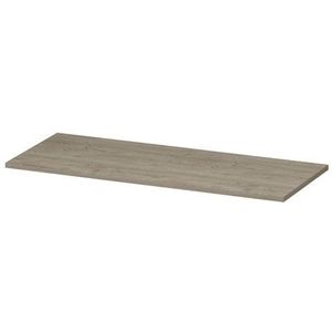 Ink Topdeck 40 Afdekplaat T.b.v. Onderkast Hout Decor - Greige Eiken - 1000x400x20 Mm (bxdxh) - Badkamermeubels - Wastafelbladen - 8718835044039