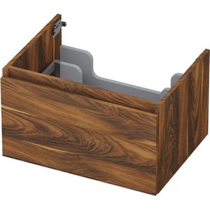 INK - Wastafelonderkast - Greeploos - Houten Keerlijst - MFC Noten