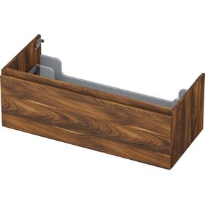 INK - Wastafelonderkast - 100x45x35cm - 1 Lade - Greeploos - MFC Noten