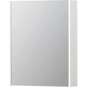 INK SPK2 Spiegelkast - 60x14x74cm - Dubbelzijdige Spiegel - MDF Lak Wit Hoogglans