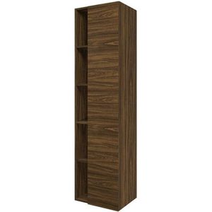 Proline hoge kast 1 deur met 5 open schappen - Cabana oak - 169x45,5x35cm