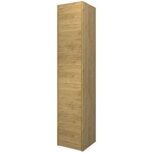 Proline Hoge kast P2O 1 deur push 2 open inclusief 4 glazen planchettes 35x35x169cm Ideal oak 1228512