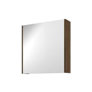 Proline Comfort spiegelkast met houten deur - Cabana oak - 60x60cm