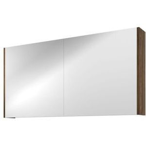 Proline Comfort spiegelkast met 2 houten deuren - Cabana oak - 120x60cm
