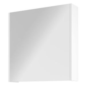 Proline Xcellent spiegelkast met glazen deur - Glans wit - 60x60cm