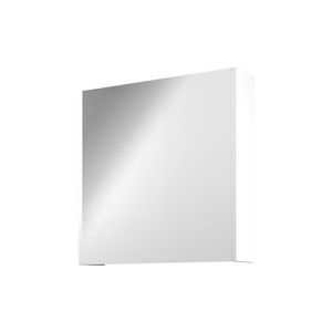 Proline Xcellent spiegelkast met glazen deur - Mat wit - 60x60cm
