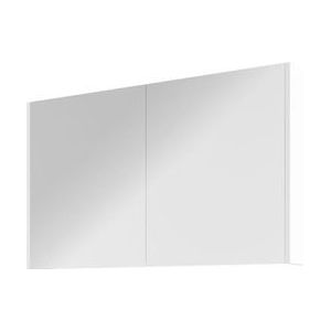 Proline Spiegelkast Xcellent met dubbel gespiegelde deuren, 2 deuren 100x14x60cm Glans wit 1808904