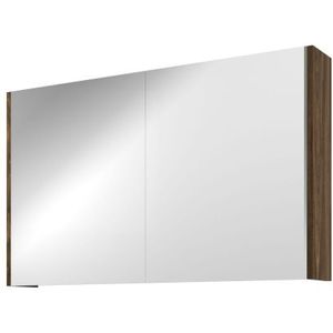Proline Xcellent spiegelkast met 2 glazen deuren - Cabana oak - 100x60cm