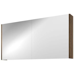 Proline Xcellent spiegelkast met 2 glazen deuren - Cabana oak - 120x60cm
