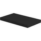 Proline Top fontein afdekplaat 40x23cm gelakt - Mat zwart