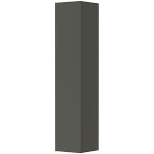Ink Hoge Kast 1 Deur Greeploos Gelakt - Mat Beton Groen - 360x370x1690 Mm (bxdxh) - Badkamermeubels - Kolom- En Zijkasten - Hoge Kasten
