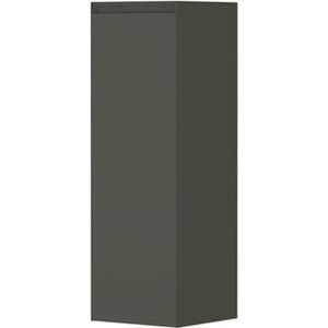 INK - Badkamerkast - 35x35x106cm - 1 Deur - Greeploos - MDF Mat Beton Groen