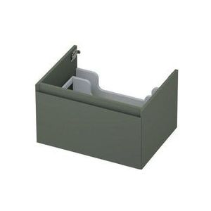 Ink onderkast - houten keerlijst - 1 lade - Mat beton groen - 60x45cm