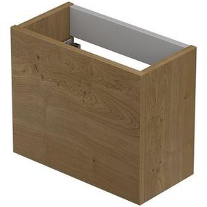 INK Fineer Fonteinonderkast - 36x18x27cm - greeploos - 1 deur - links en rechtsdraaiend - MDF Fineer Natur 1222070