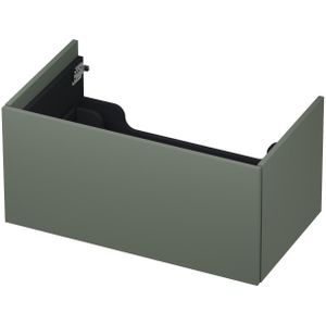 Ink onderkast - push to open - 1 lade - Mat beton groen - 80x45cm