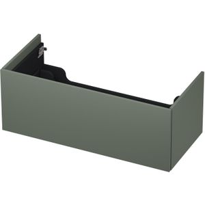 Ink onderkast - push to open - 1 lade - Mat beton groen - 100x45cm