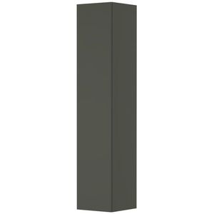 Ink Hoge kast 1 deur links/rechts greeploos - Mat beton groen - 350x350x1690 mm (bxdxh)