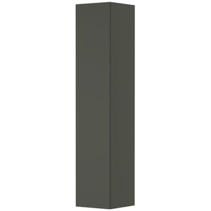 INK - Badkamerkast - 35x35x169cm - 1 Deur - Links en Rechtsdraaiend - Greeploos - MDF Lak Mat Beton Groen