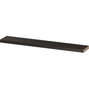 INK - 20d Wandplank - Intens Eiken - 120x20x3.5cm - Voorzijde Afgekant