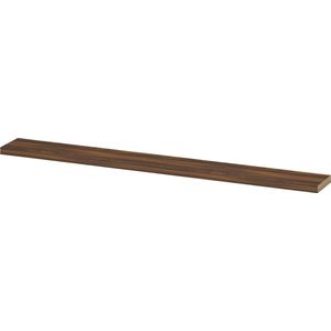INK - 20d Wandplank - Noten - 180x20x3.5cm - Afgekante Voorzijde