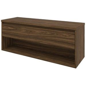 Proline Top badkamermeubelset - 140x46x55.2cm - wastafelblad - met schap - MFC Cabana oak 1817813