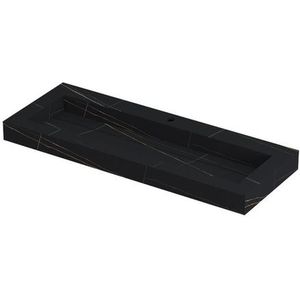 Ink Pitch meubelwastafel 120x45cm keramische slab - 1 kraangat - Lauren black