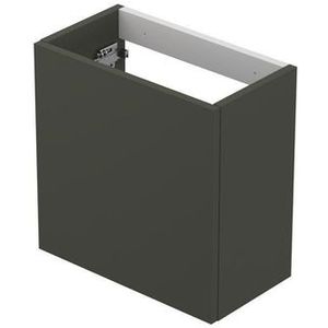 Ink Contra/Enter Fontein onderkast P2O deur greeploos gelakt universeel draaiend - Mat beton groen - 400x220x400 mm (bxdxh)