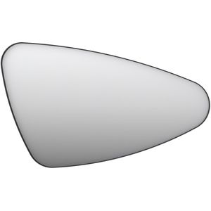 Ink SP23 Spiegel 100 X 60 Cm Op Frame Met Indirecte LED Rondom Rechter Versie - Mat Zwart - Glas - Organisch - Spiegels - Badkamerspiegels - 8718835132361