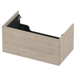 INK - P2O - Wastafelonderkast - Ivoor Eiken - 1 Lade - Push-to-Open