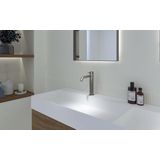 IVY Bond Wastafelmengkraan - opbouw - laag - coldstart - Geborsteld nickel PVD 6100103