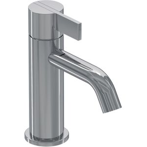 IVY Pact Wastafelkraan - S Model - Chroom - Zonder Waste - Messing - Kranen - Wastafelkranen - Opbouw Wastafelkranen - 8718835175511